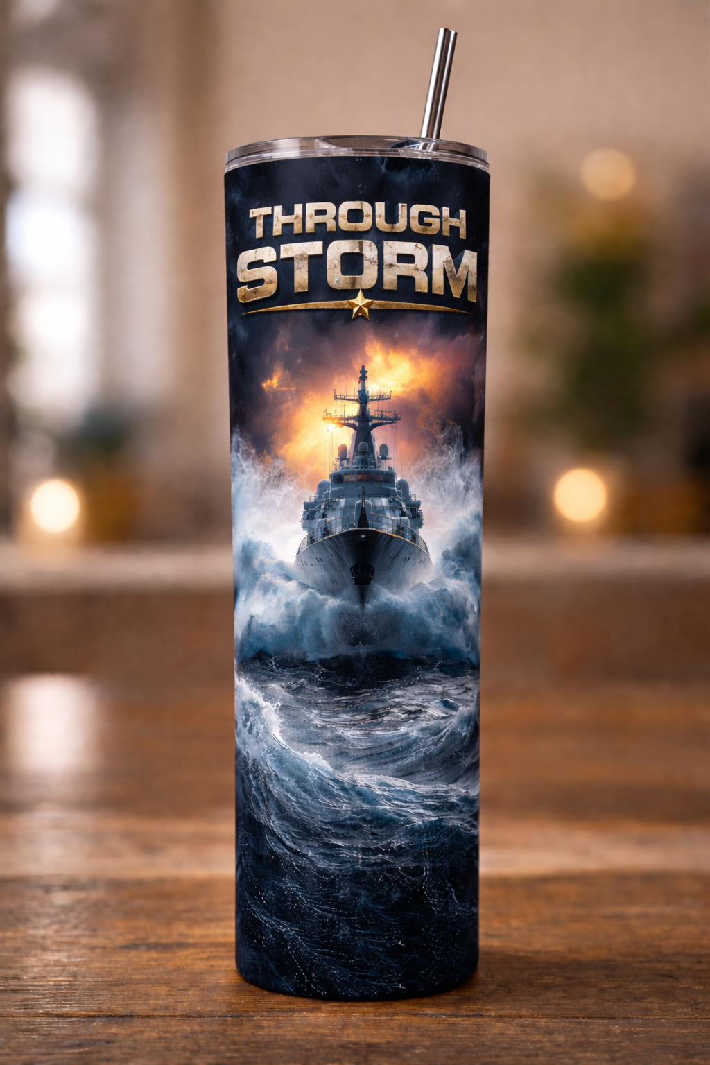 30 oz Tumbler -Through the Storm
