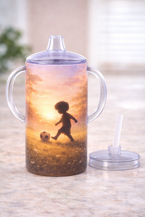 12 oz Sippy Cup - Little Steps, Big Dreams