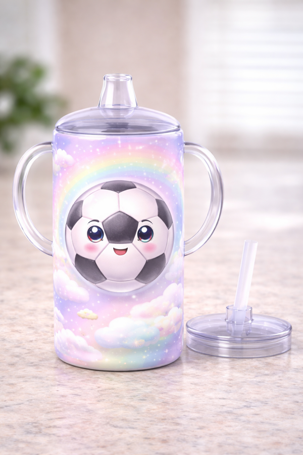 12 oz Sippy Cup - Rainbow Kick Magic