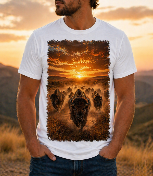 Sublimation T-Shirt - Sunset Stampede