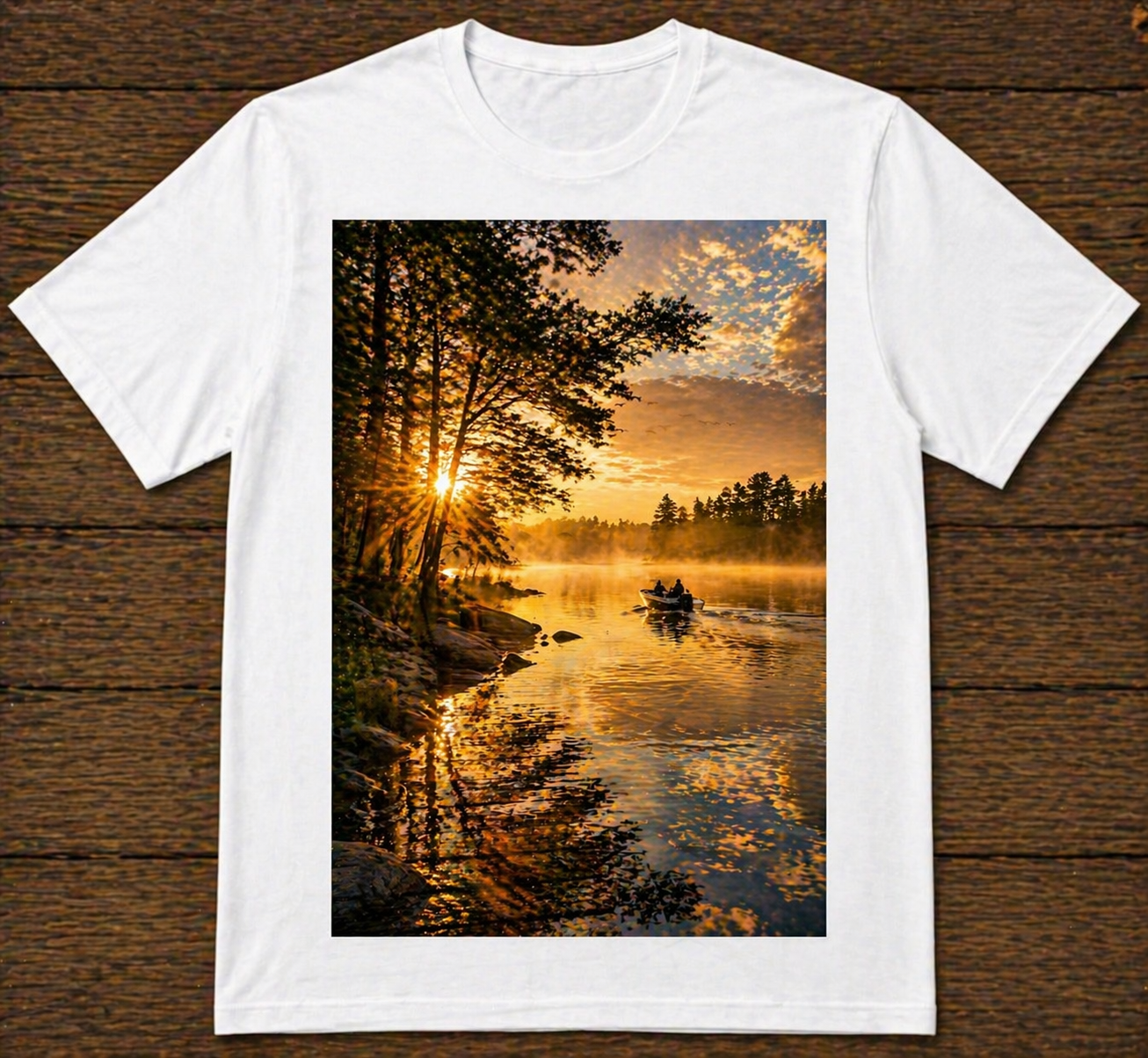 Sublimation T-Shirt - Rays of Hope Lake Boat