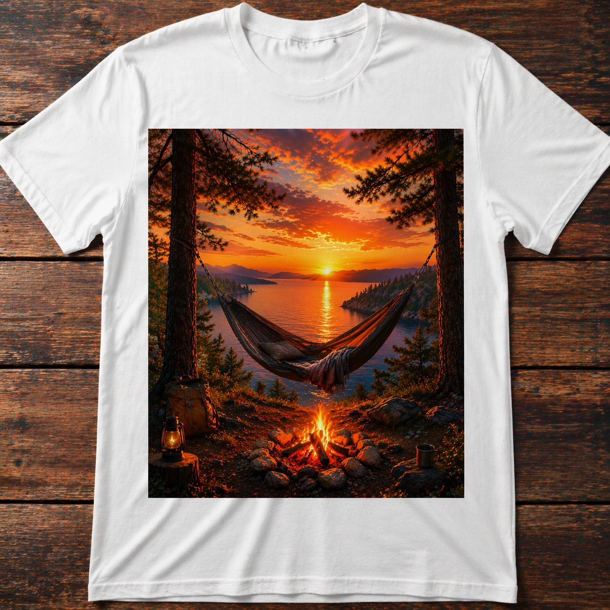 Sublimation T-Shirt - Hammock Sunset Escape