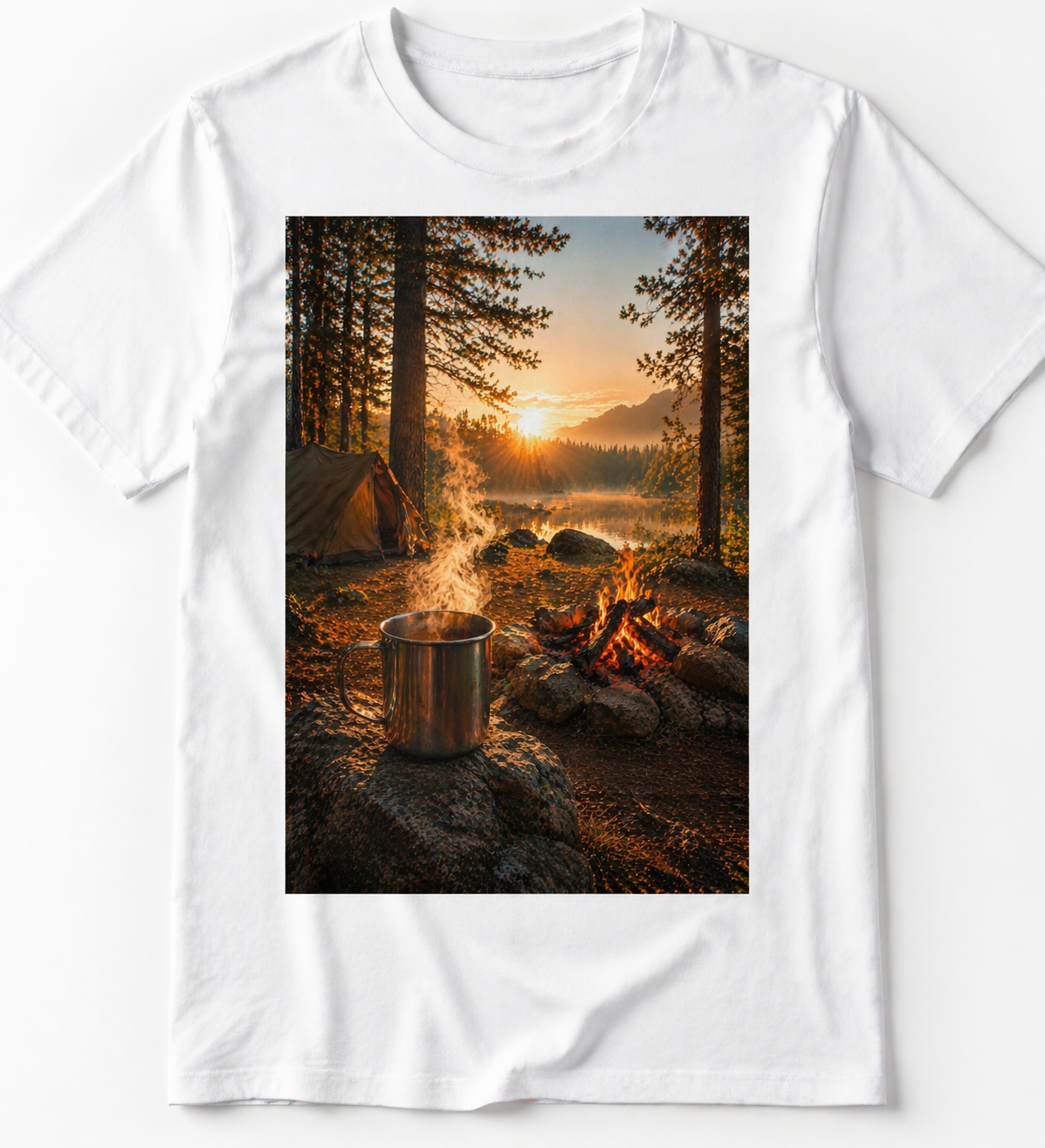 Sublimation T-Shirt - Morning Brew Camp Escape
