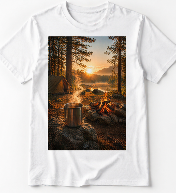Sublimation T-Shirt - Morning Brew Camp Escape