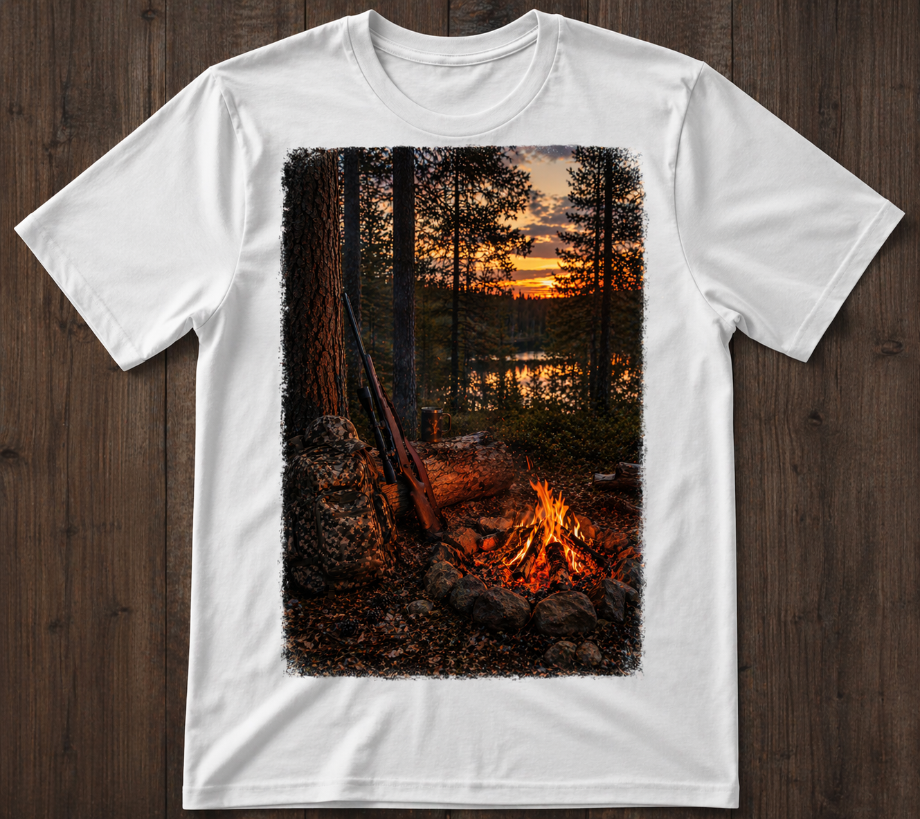 Sublimation T-Shirt - Campfire After the Hunt