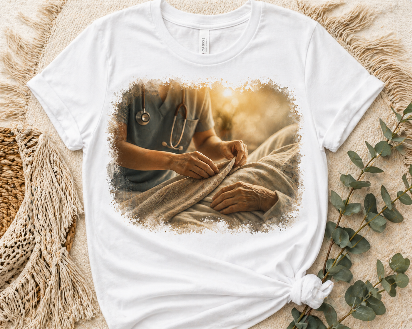 Sublimation T-Shirt - Gentle Hands, Healing Heart