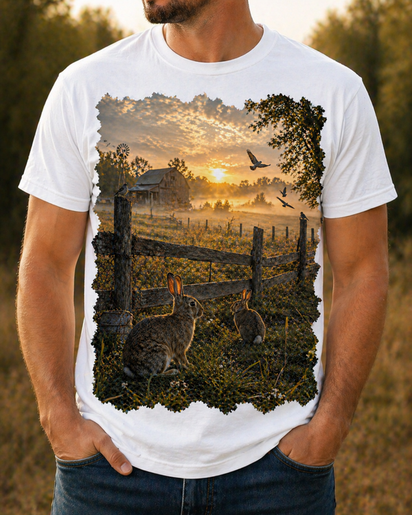 Sublimation T-Shirt - Morning on the Homestead