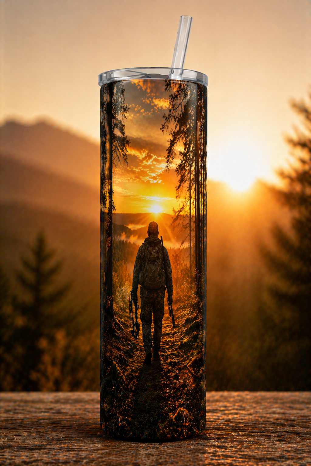 30 oz Skinny Tumbler - Into the Hunt