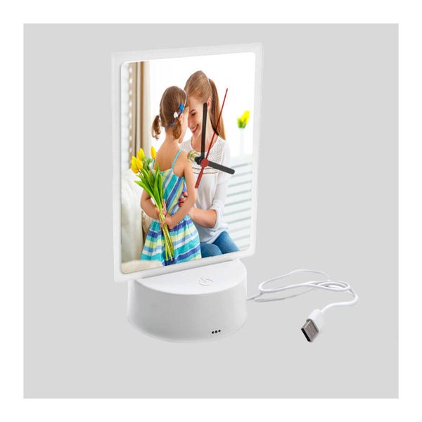 Orologio Base LED CLOCK RETTANGOLO