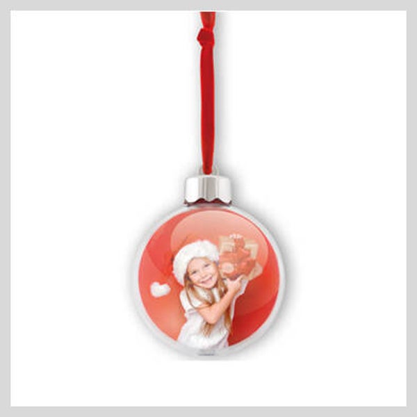 Photo Snow Flake, palla di natale con foto