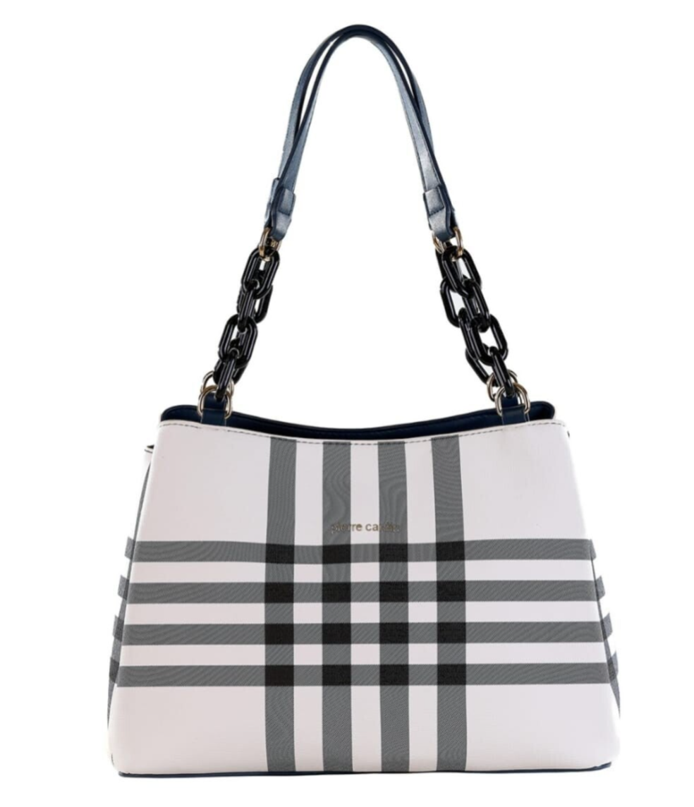 BORSA A SPALLA CON TRACOLLA IN ECOPELLE PIERRE CARDIN