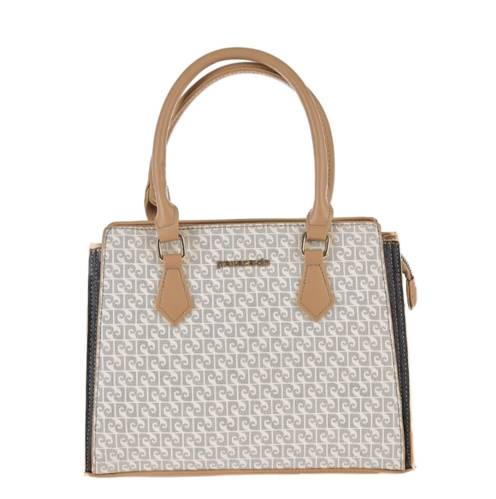 BORSA A MANO LOGATA CON TRACOLLA IN ECOPELLE PIERRE CARDIN