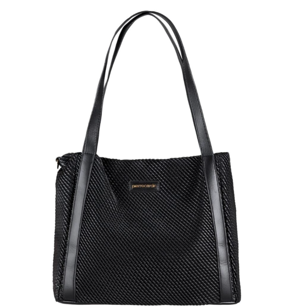 BORSA A SPALLA CON TRACOLLA IN ECOPELLE PIERRE CARDIN