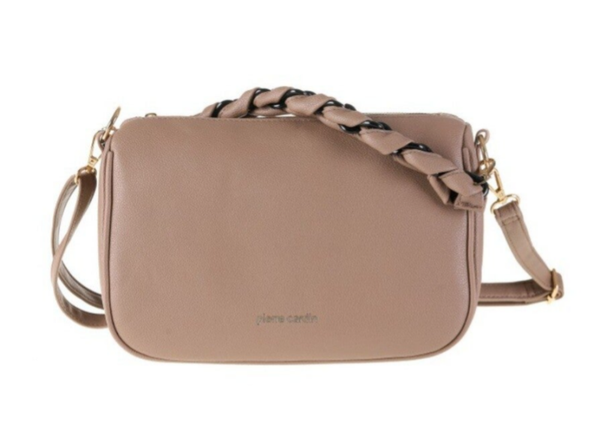 BORSA A SPALLA CON TRACOLLA IN ECOPELLE PIERRE CARDIN