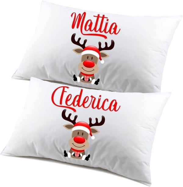 COPPIA FEDERE COTONE NATALIZIE