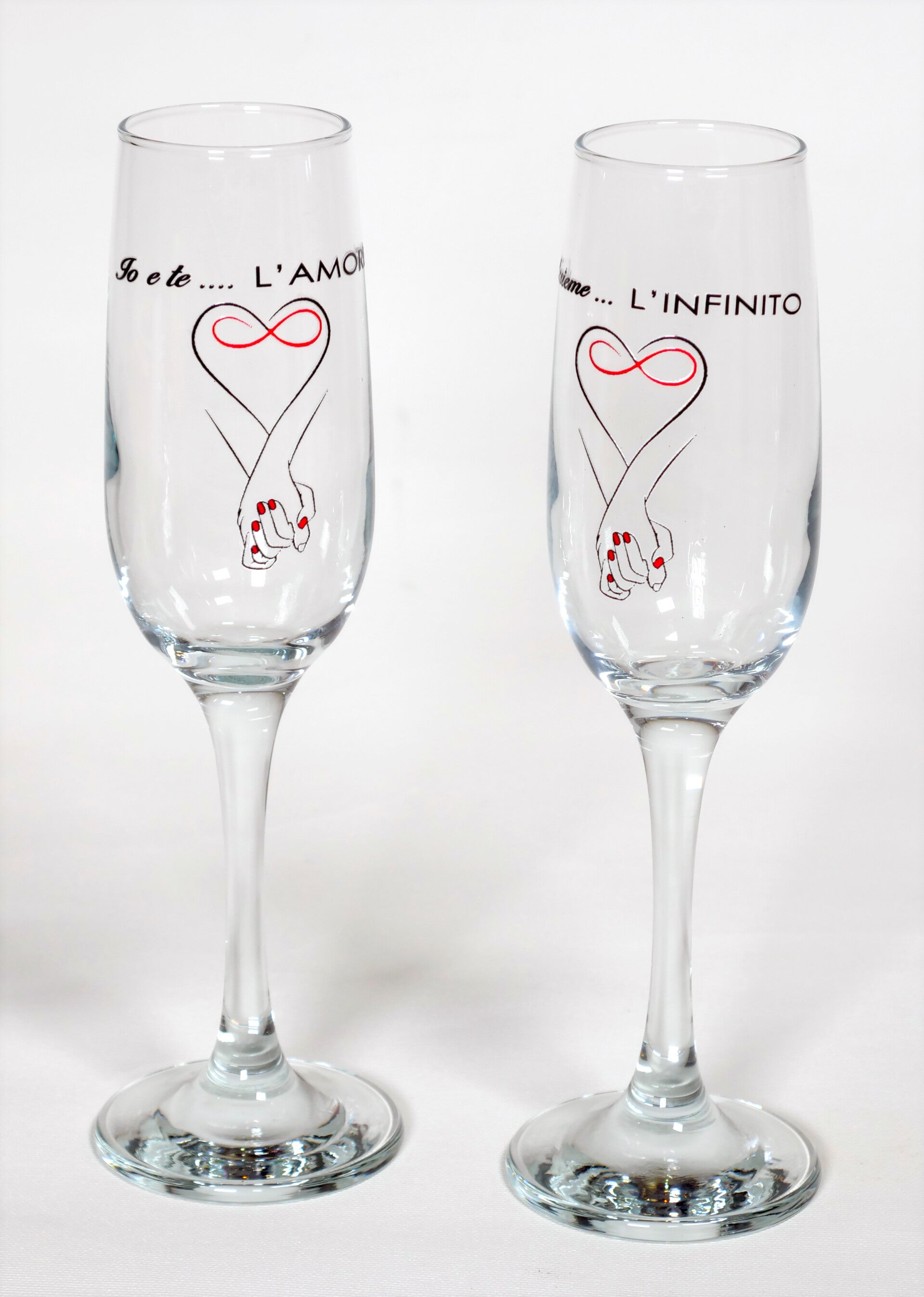 Coppia di flut personalizzati