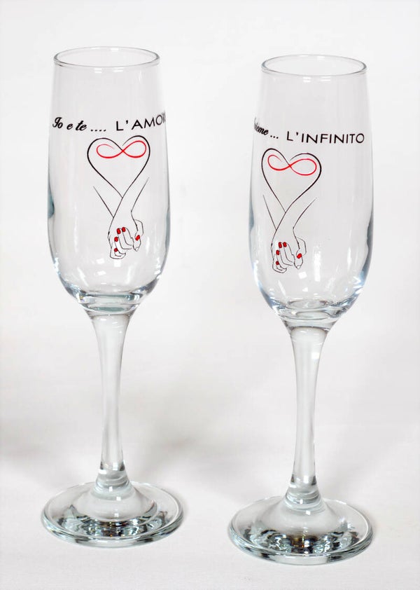 Coppia di flut personalizzati