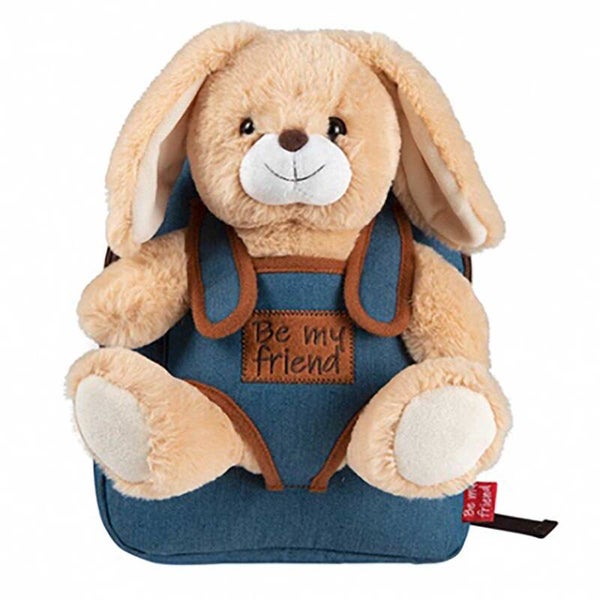 Zainetto Con peluche orsetto 21 cm Perletti