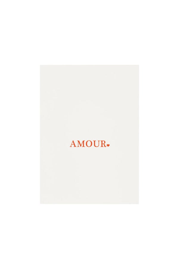 Wenskaart “Amour” wit