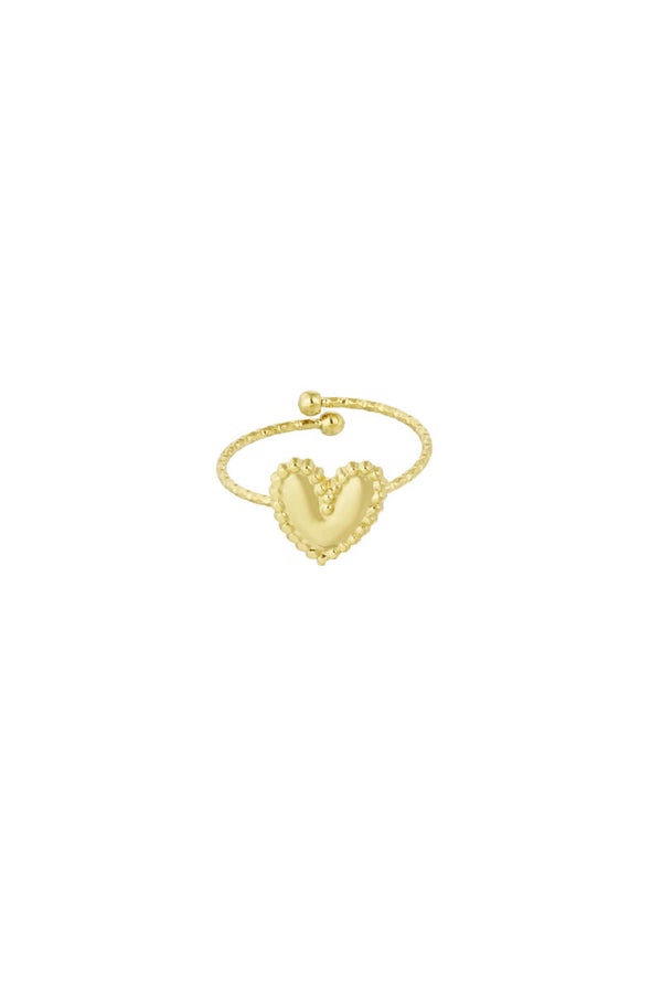 Fleur ring goud