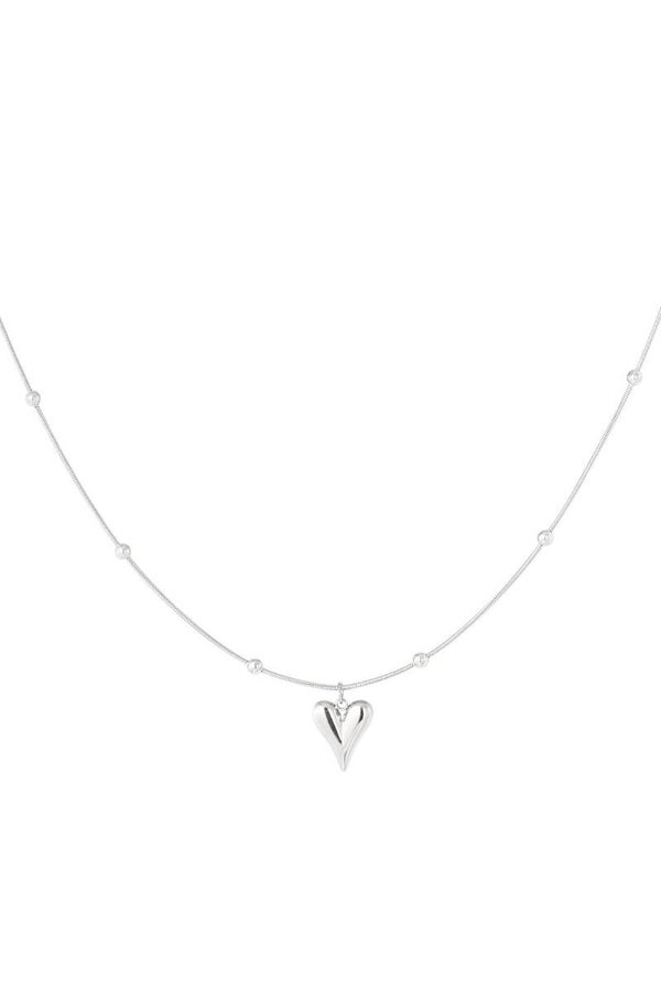 Veerle ketting zilver