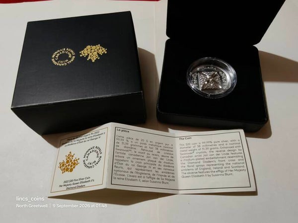 2022 Royal Canadian Mint Fine Silver $20 Coin