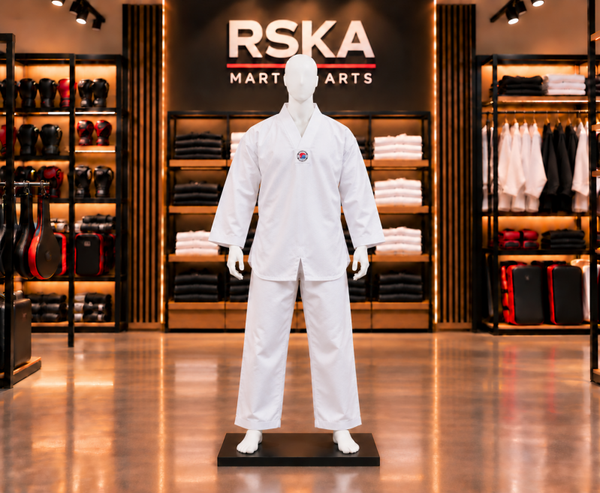 Taekwondo Uniform, Premium Ribbed, White