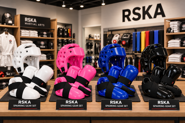 Foam Sparring Gear Set – Headgear, Gloves & Foot Guards
