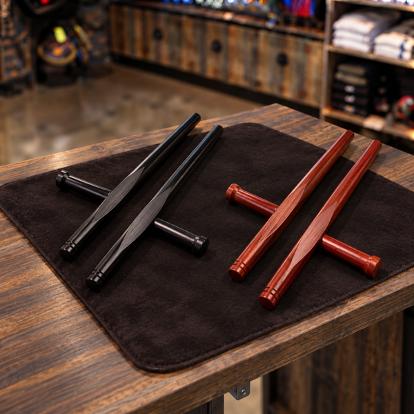 TONFA Hardwood – Traditional Martial Arts Weapons (Pair)