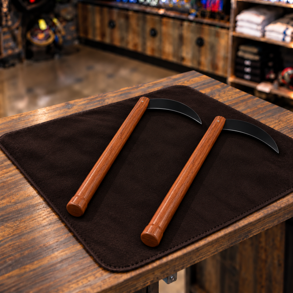 Traditional Steel Kama – Unsharpened Black Blades