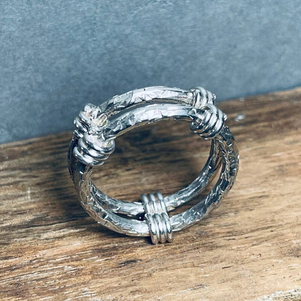 Bague MICHAELO WOOD duo