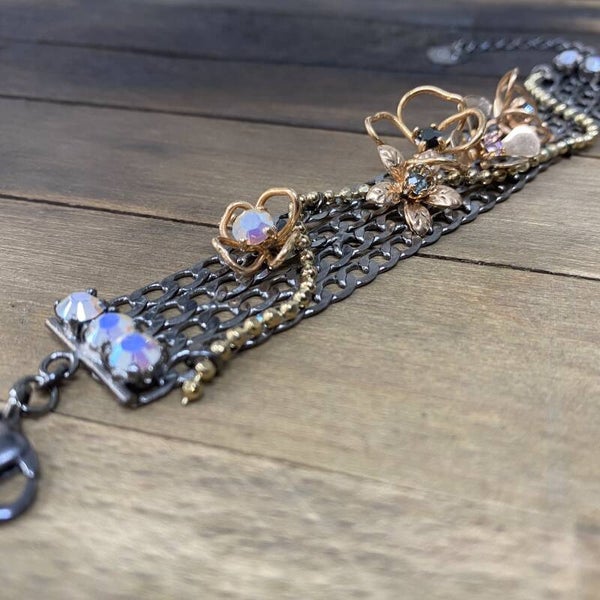 Bracelet large Blossom in the night