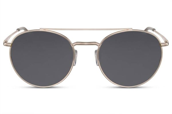 Zonnebril unisex piloten goud montuur