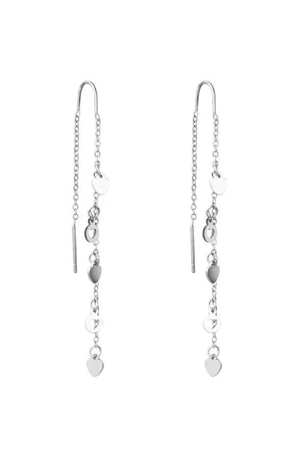 oorbellen from the heart- zilver