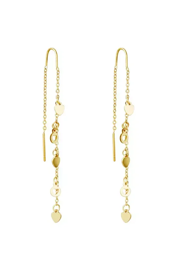 oorbellen from the heart- goud
