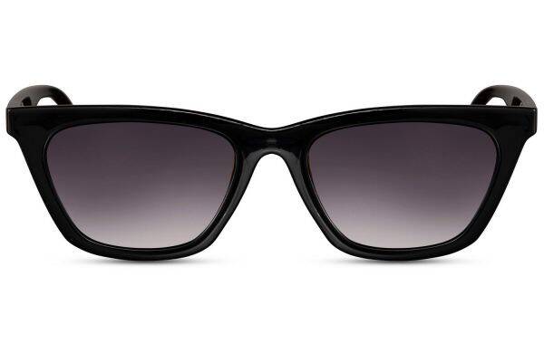 Zonnebril cat eye zwart smal