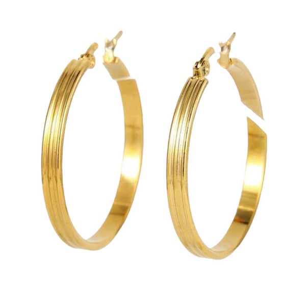 Oorbellen hoops 3 cm