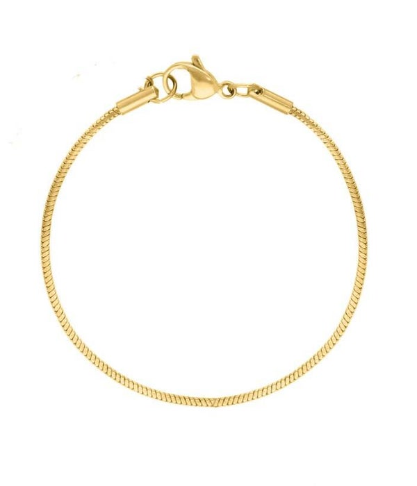 Armband snake - goud