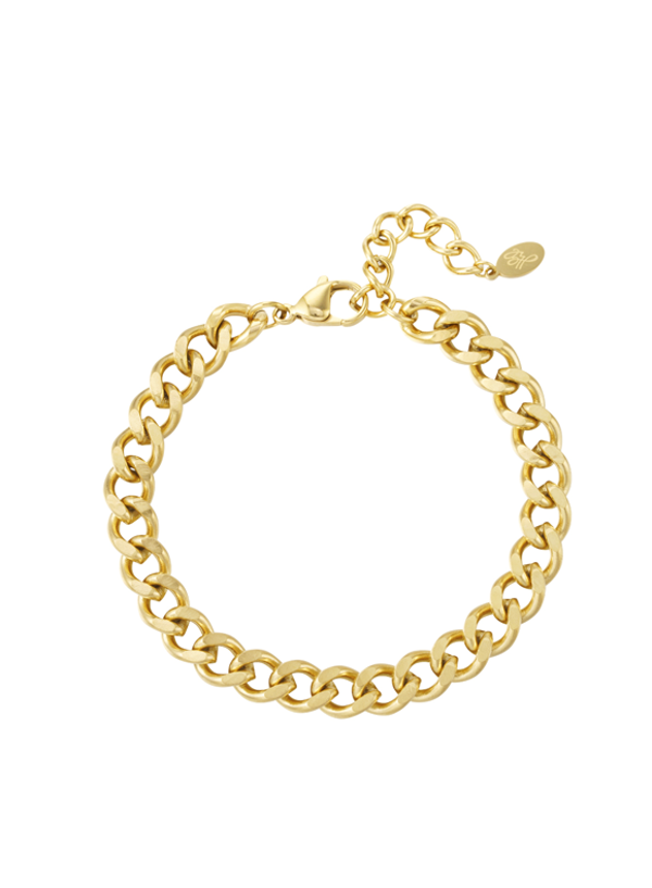 Armband chain basic - goud