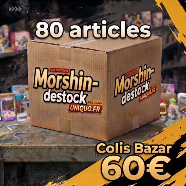Colis 80 articles grande enseigne