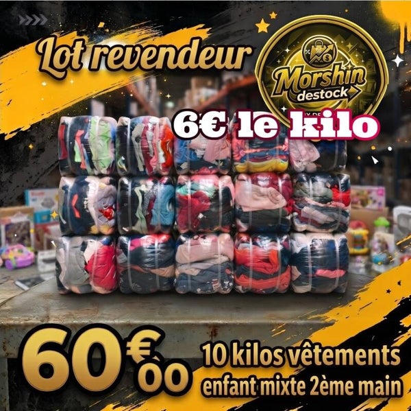 Lots vêtements enfants 2ème main 1 mois à 14 ans