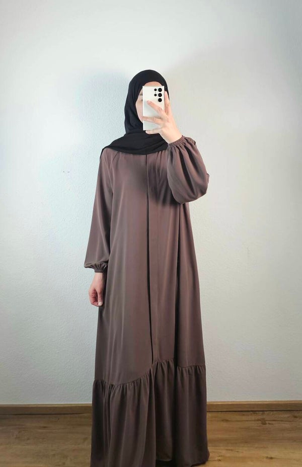 Abaya mit Knöpfe