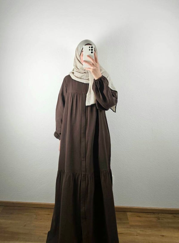 Abaya Ikra mit Reißverschluss