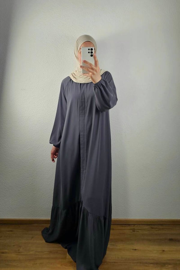 Abaya mit Knöpfe