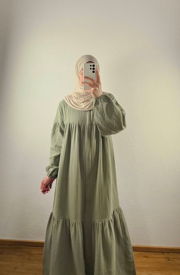 Abaya Ikra mit Reißverschluss