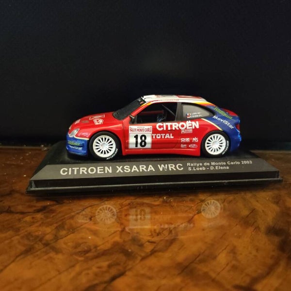 CITROEN xsara wrc #18 monte carlo 2003 Sébastien Loeb 1/43 IXO