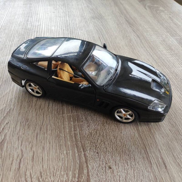 FERRARI 550 MARANELLO 1996 BLEUE 1/18 BURAGO