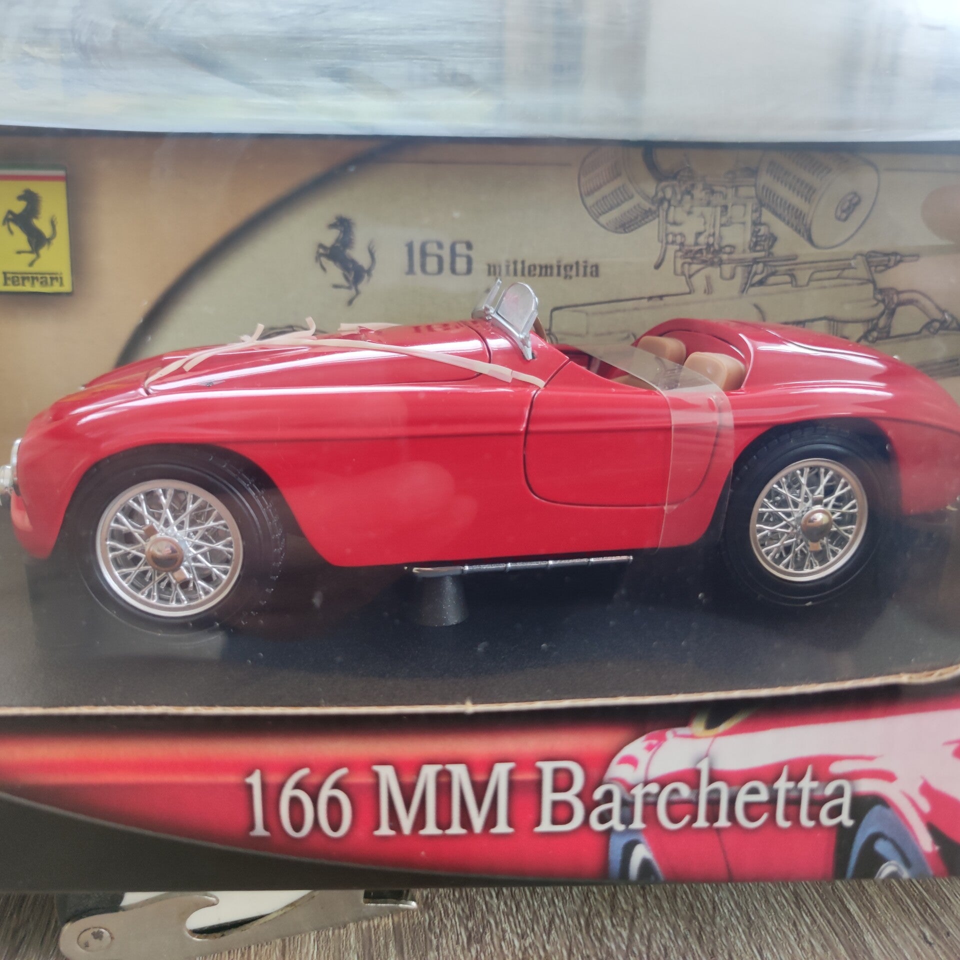FERRARI 166 MM Barchetta 1/18 HotWheels