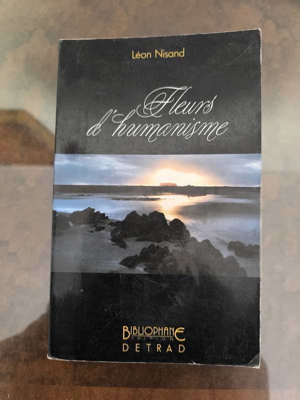 livre Fleurs d'humanisme Nisand Léon