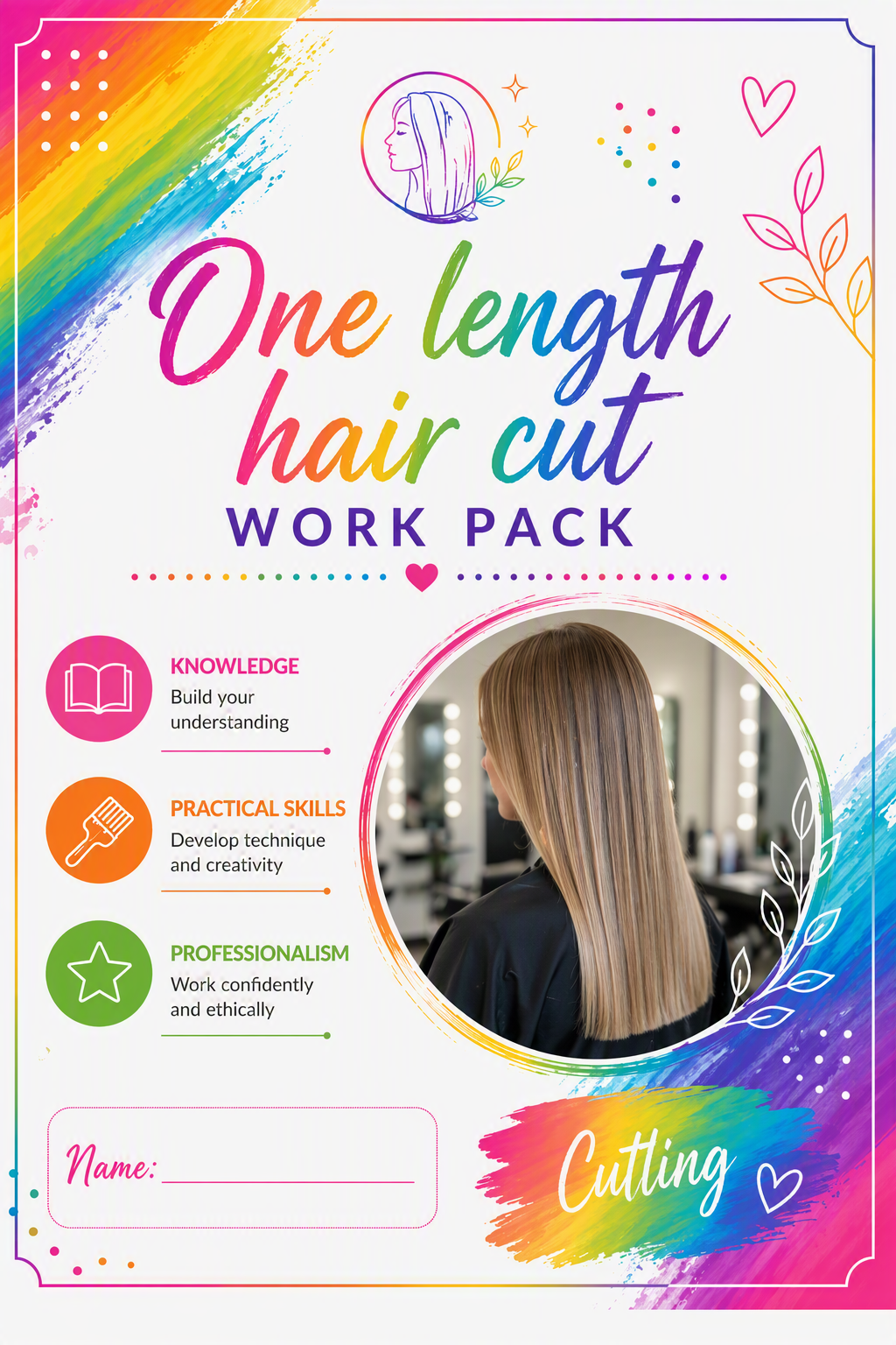 One length Haircut Workpack